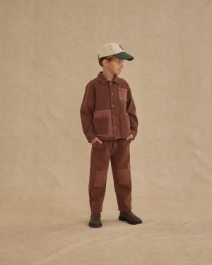 Denim Jacket || Brown