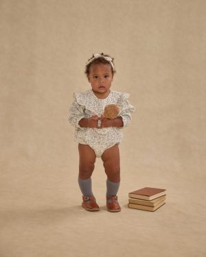 Winnie Romper || Blue Vines