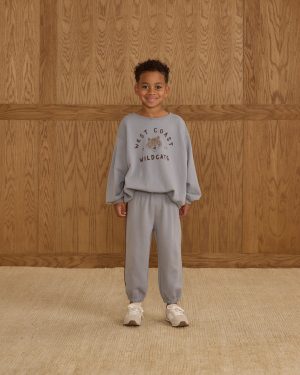 Relaxed Jogger || Dusty Blue