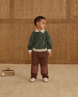 Collared Sweatshirt || Green