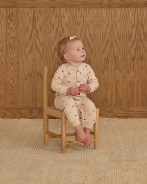 Button Down Jumpsuit || Hearts