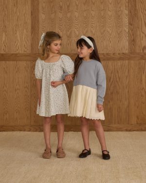 Sweatshirt Dress || Dusty Blue