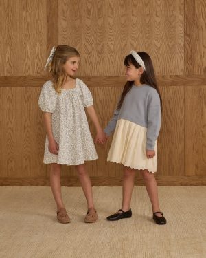 Sweatshirt Dress || Dusty Blue