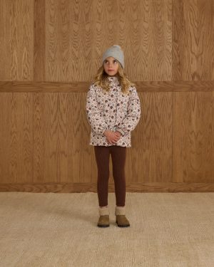 Cuffed Legging || Brown