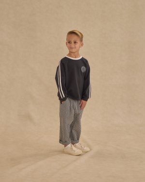 Palmer Pant || Black Gingham