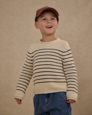 Jacques Sweater || Black Stripe