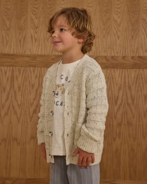 Wynn Cardigan || Oatmeal Speckle