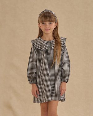 Mini Dress || Black Gingham