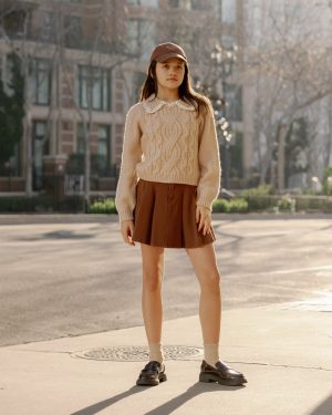 Alice Sweater || Heathered Antique