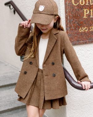 Double Breasted Blazer || Rustic Plaid