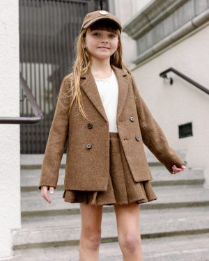 Double Breasted Blazer || Rustic Plaid