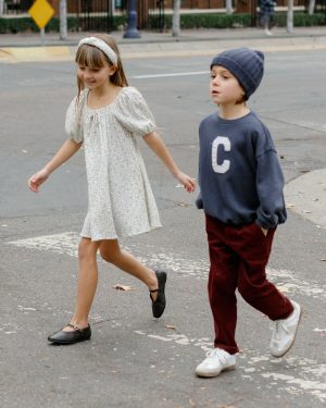 Sabrina Mini Dress || Blue Vines