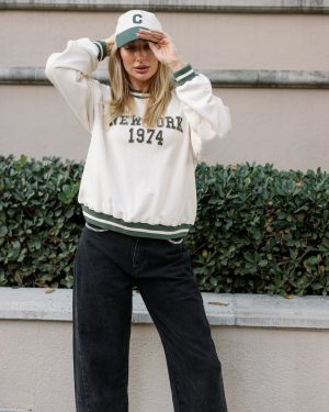 Oversized Raglan Sweatshirt | New York