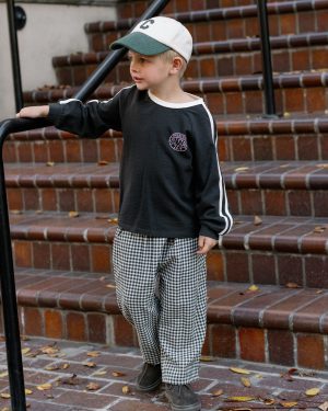 Palmer Pant || Black Gingham