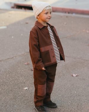 Denim Jacket || Brown