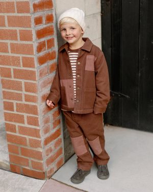 Denim Jacket || Brown