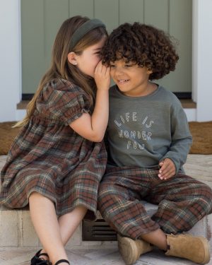 Raw Edge Long Sleeve Tee || Life Is Wonder Full