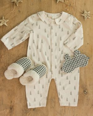 Sleep Mask || Evergreen Gingham