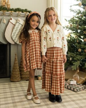 Heidi Dress || Red Plaid