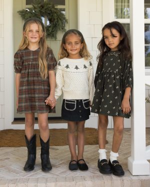 Freya Dress || Blossom Embroidery