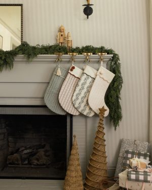 Christmas Stocking || Green Vines