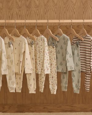 Organic Long Sleeve Pajama Set || Festive