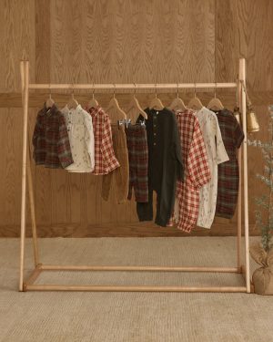 Long Sleeve Woven Jumpsuit || Woods