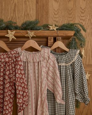 Girl’s Nightgown || Candy Cane Stripe