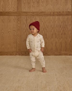 Organic Long John Pajamas || Skiers