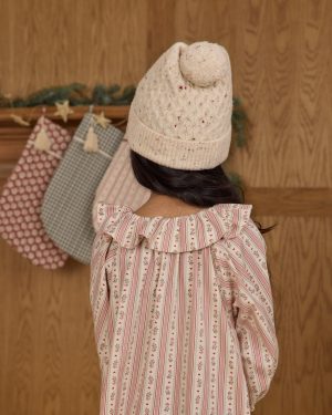 Girl’s Nightgown || Candy Cane Stripe