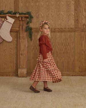 Ruffle Long Sleeve Tee || Merry + Bright