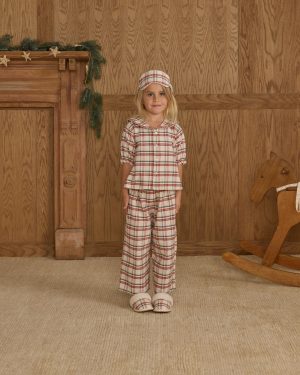 Ruffle Pajamas || Holiday Flannel