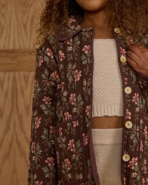 Clara Coat || Winter Floral