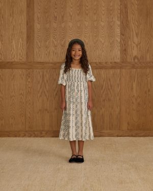 Della Dress || Green Vines