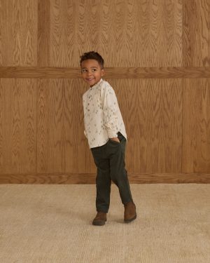 Long Sleeve Mason Shirt || Woods