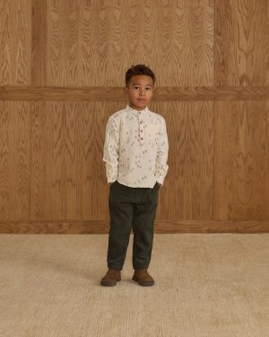 Long Sleeve Mason Shirt || Woods