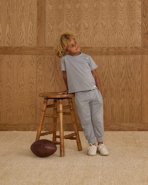 Century Tech Jogger || Heathered Dusty Blue