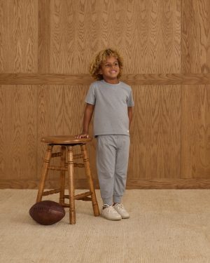 Century Tech Jogger || Heathered Dusty Blue