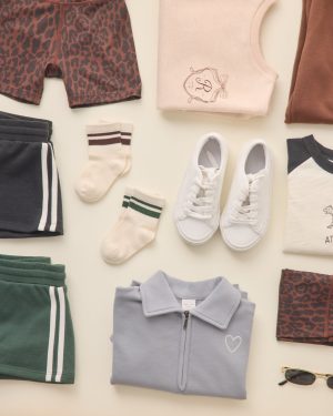 Quarter Zip Sweatshirt || Dusty Blue