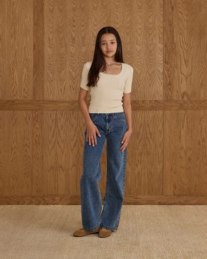 Baggy Wide Leg Pant || Indigo Denim