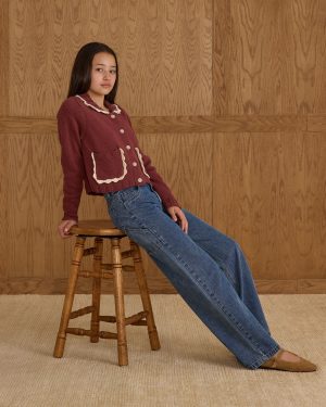 Baggy Wide Leg Pant || Indigo Denim