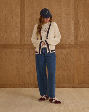 Collegiate Cardigan | Natural