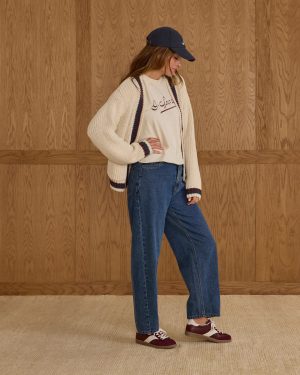 Collegiate Cardigan | Natural