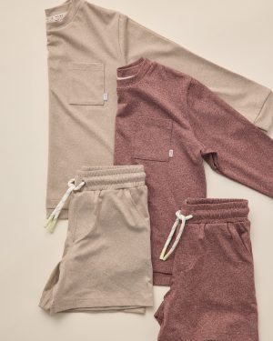 Oceanside Tech Short || Heathered Stone