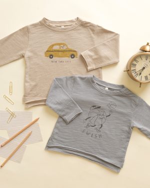 Raw Edge Long Sleeve Tee || Basketball