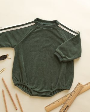 Crewneck Romper || Green
