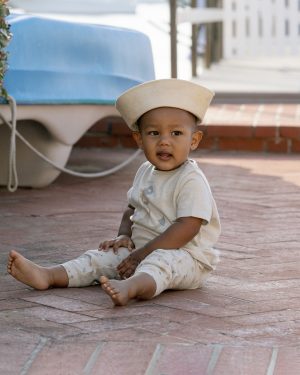 Tee + Slouch Pant Set || Anchors