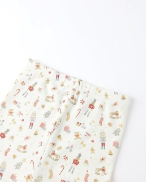 Organic Long Sleeve Pajama Set || Festive