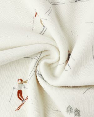 Organic Long Sleeve Pajama Set || Skiers