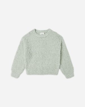 Aspen Sweater || Pistachio Boucle